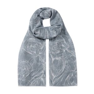 SoGood-Candy - Scarf - Grey Protea