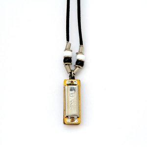 Hohner Harmonica Necklace - Black