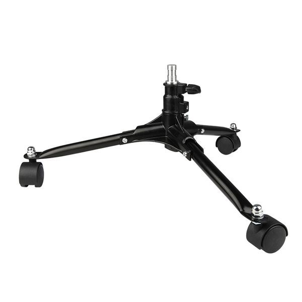 Portable Photography Heavy Duty Tripod Dolly with 3 Wheels