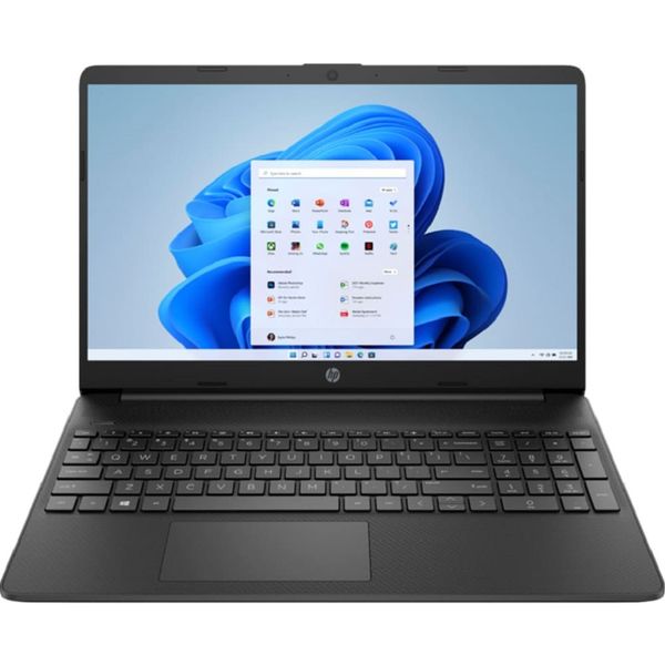 Refurbished HP Laptop 15 Intel i3 11th Gen 8GB SSD + HDD 15.6" FHD - Black