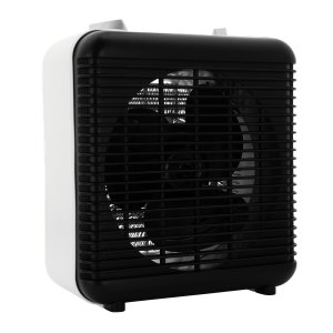Elektra 1000W Compact Fan Heater with Thermostat and Overheat Safety