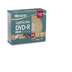 Memorex Light Scribe DVD-R 4.7 GB (10pk)