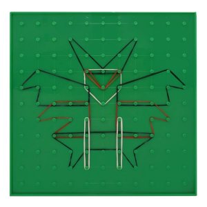 EDX Education Geoboard 7 x 7 Pin 24 Colour - 1 Piece