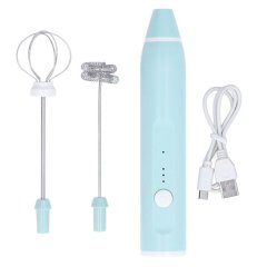 Cordless Electric Milk Frothers Cream Blender for Coffee Drinking Shop C