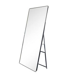 Standing/Wall Rectangular Frame Mirror 2mX 1m-By Woodly Black