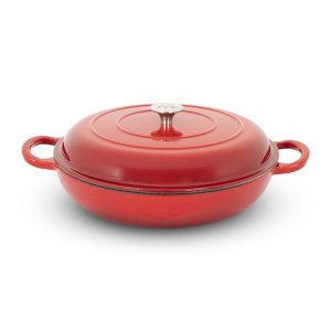 Megamaster Enamel Series Braai Pan with Lid