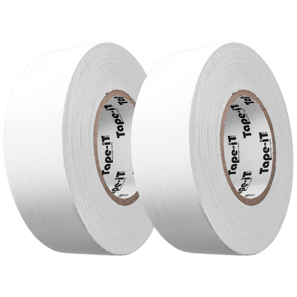 Tape-iT 2 Pack of White Gaffer Tape Rolls 48mm x 50m | Ti4850WG2