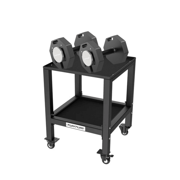 Tunturi Rapid 20kg Adjustable Dumbbell Set with Rack