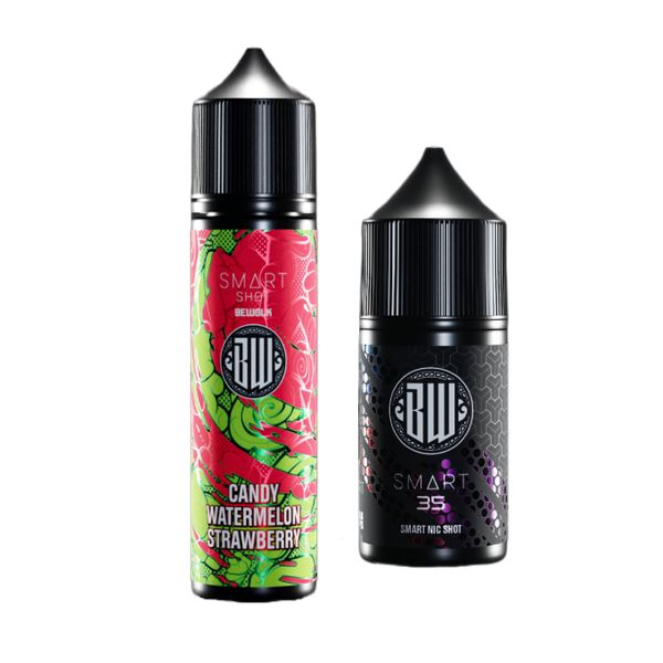 Bewolk SMART Shot 35MG - Candy Watermelon Strawberry (60ml Combo)