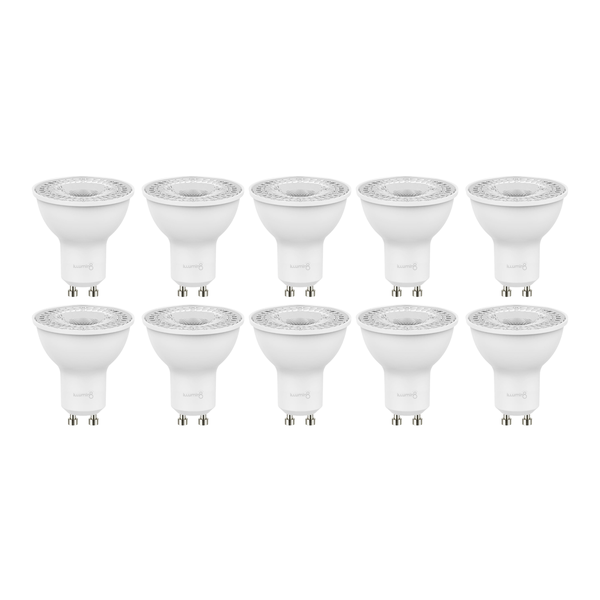 illumin8 GU10 7W LED Light Bulbs Warm White 3000K - 10 Pack