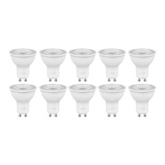 illumin8 GU10 7W LED Light Bulbs Cool White 6500K - 10 Pack