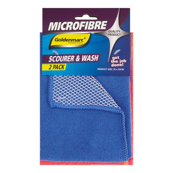 Goldenmarc - Microfibre Scourer and Wash - 2 Pack