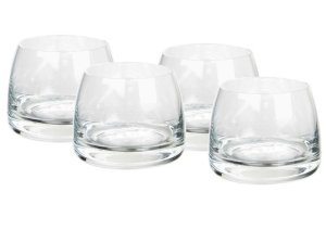 Clear Whisky Glasses - Set of 4