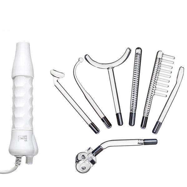 Portable Ozone High-Frequency Facial Wand With 4 Electrode Tubes
