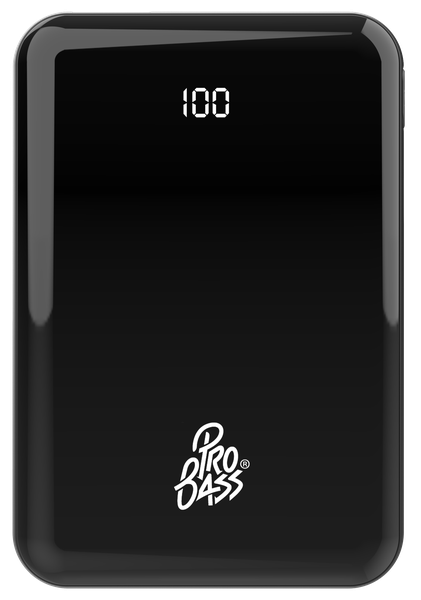 Pro Bass ChargeMax 2 Power Bank 5000mAh - Black
