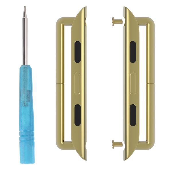 Classic Style Lugs for Apple Watch - Gold (42mm)