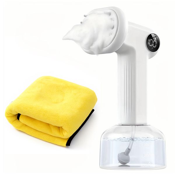 Auto-Foaming Dog Bath Brush &amp; Sprayer