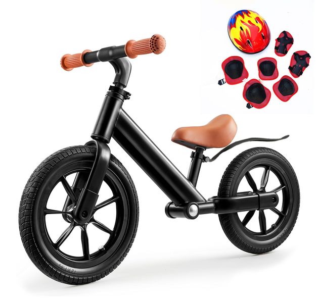 14" Toddler Balance Bike for 2-5 Years Old Kids Push No Pedal Bicycle