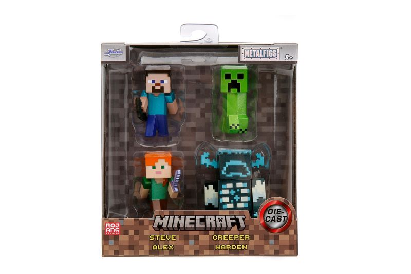 Jada Minecraft 6,5cm Metal Figures 4-pack