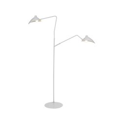 The Lighting Warehouse -Floor Lamp Marzio 2 light Grey