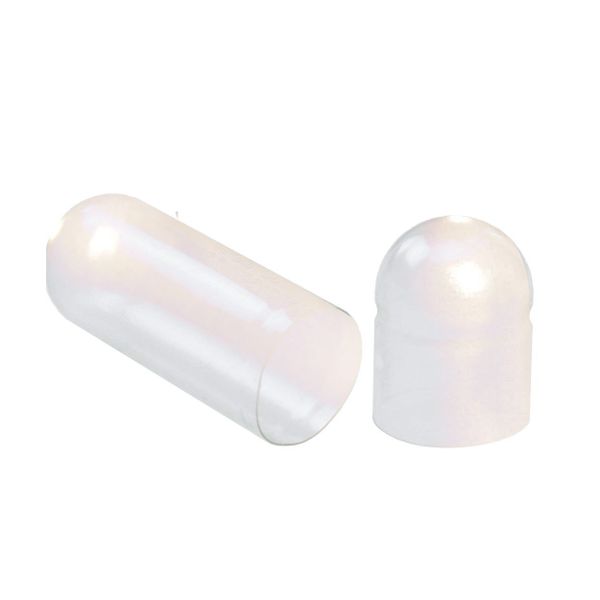 2000 Separated Size 0 Empty Gel Capsules (White)