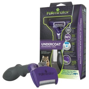 Furminator - Long Hair deShedding Tool For Cats - 8027