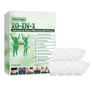 Moringa 10-in-1 Nano Microdarts Patch, Natural Skin Care Patchs for Adult
