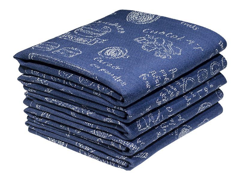 Multipurpose ,Easy clean, Absorbent Kitchen Towel (5Piece) - Design 2463