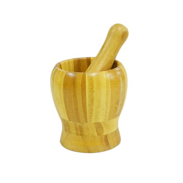 Bamboo Spice Mortar and Pestle