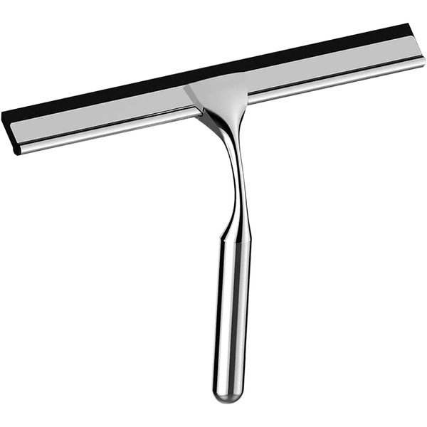 Stainless Steel Shower Squeegee for Bathroom, Mirrors, Tiles &amp; Car Windows