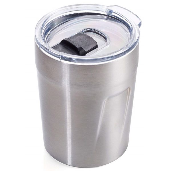 Troika Travel Mug Double-Walled Insulation for Double Espresso 160ml Silver