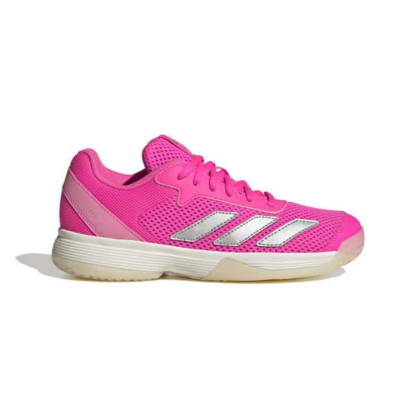 adidas Kids' Courtflash Tennis Shoes - Lucid Pink/Silver/Bliss Pink