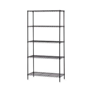 AIYATO Storage Metal Shelves 5 Tier Shelf Organizer Household Storage Rack