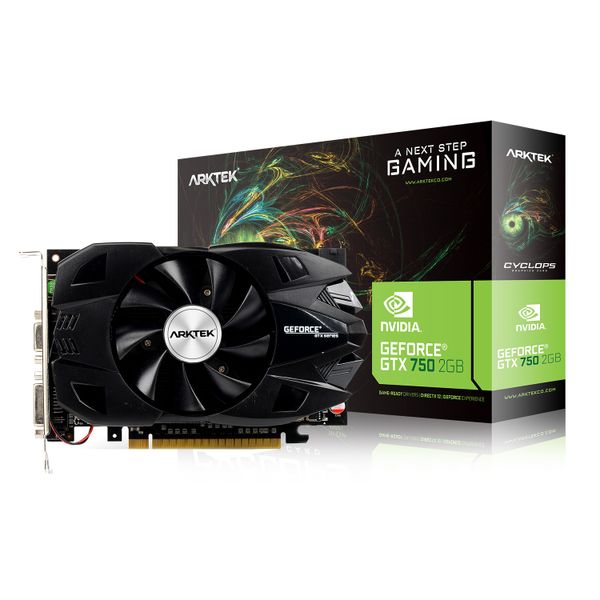 Arktek Nvidia GTX750 2GB DDR5 128-bit HDMI / DVI / VGA Graphics Card