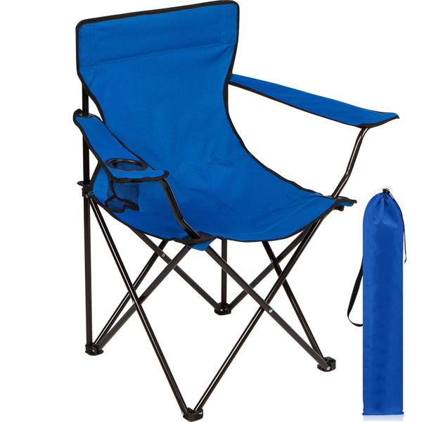 Folding Chair Portable Camping Chair Stool Foldable Outdoor Seat