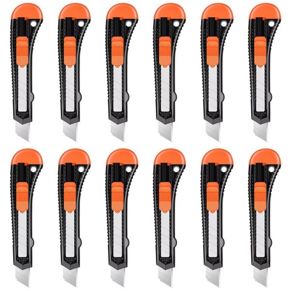 12Piece Telescopic Art Knives - Portable Heavy-Duty Art Knives