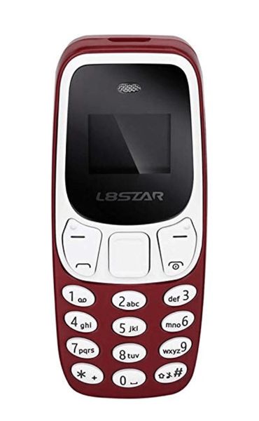 Mini Bluetooth Phone (MP3, microSD, Red)