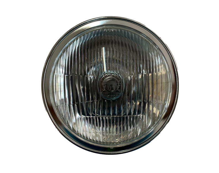 Motrix Universal Round Chrome HeadLamp - 18cm