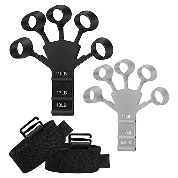 Grip Strength Trainer Finger, Hand Strengthener 6 Resistant Level Exerciser