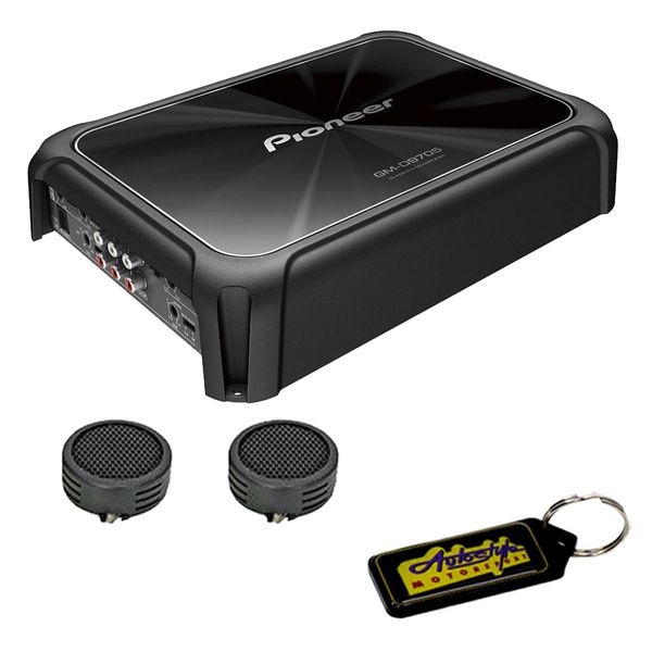 Pioneer 5 Channel 2000W Class-D Amplifier &amp; Evo Tweeters &amp; Gel Key Holder