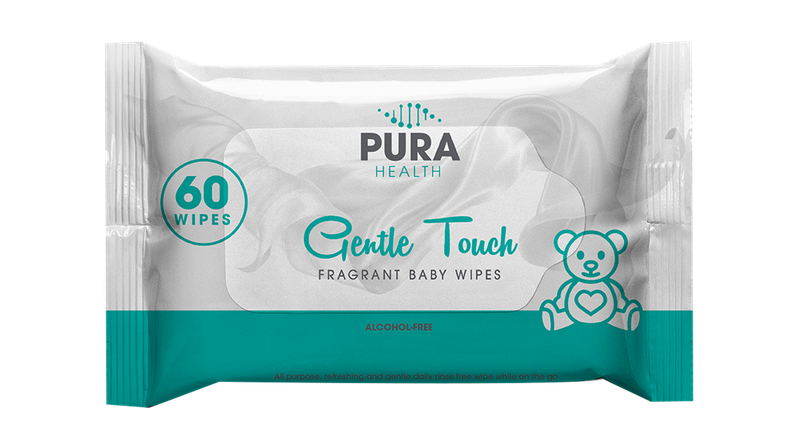 Fragrant Baby Wipes - Aloe &amp; Chamomile Wipes | 24 Pack | Pura Health