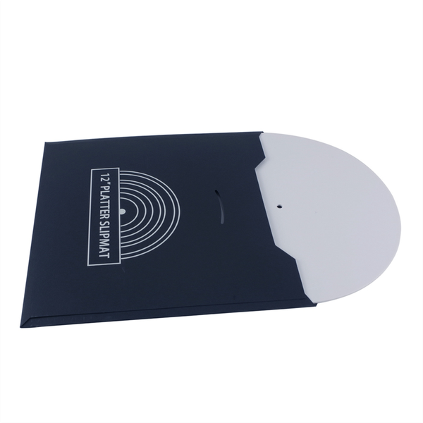 White Acrylic Vinyl Record Mat Record Turntable Mat Anti-Noise