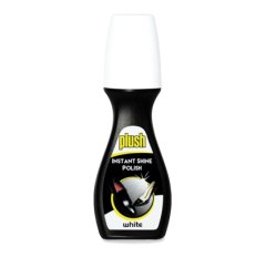 Plush Instant Shine Shoe Polish White 75ml