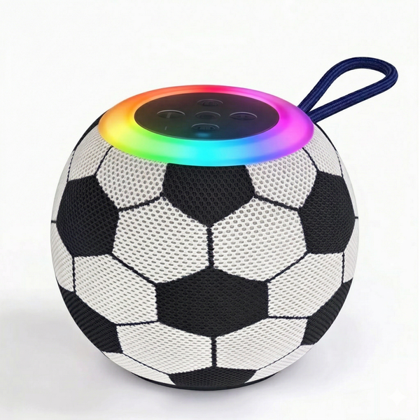 Portable Soccer Ball Bluetooth Speaker with Dynamic RGB