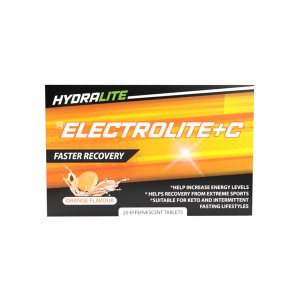 Hydralite Electrolite + C Orange Effervescent Tablets 20s