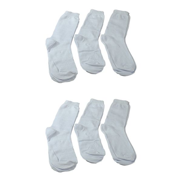 Men's Simple White Fashionable &amp; Comfortable Socks-3 Pairs