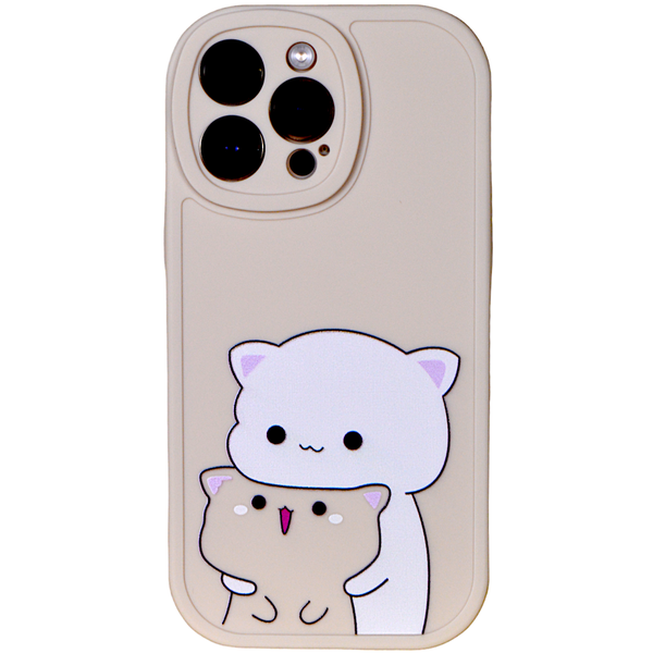 Chubby Cats - Phone Case - For - Iphone 14 Pro Max - Beige