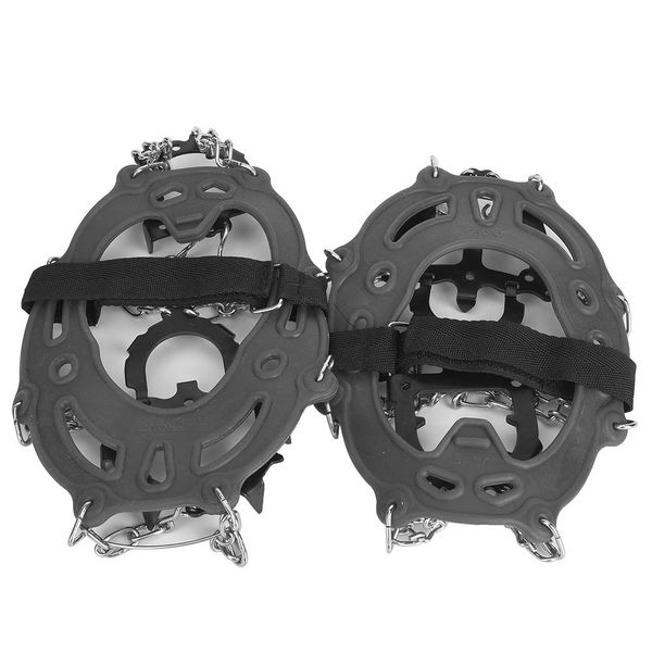 1 Pair Gray 14-Tooth Anti-Slip Ice Cleats