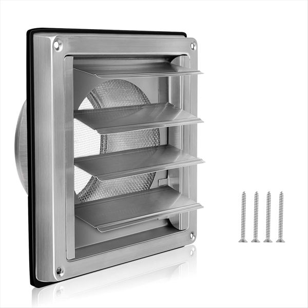 Ventilation Grille 100mm Stainless Steel Air Vents Cover