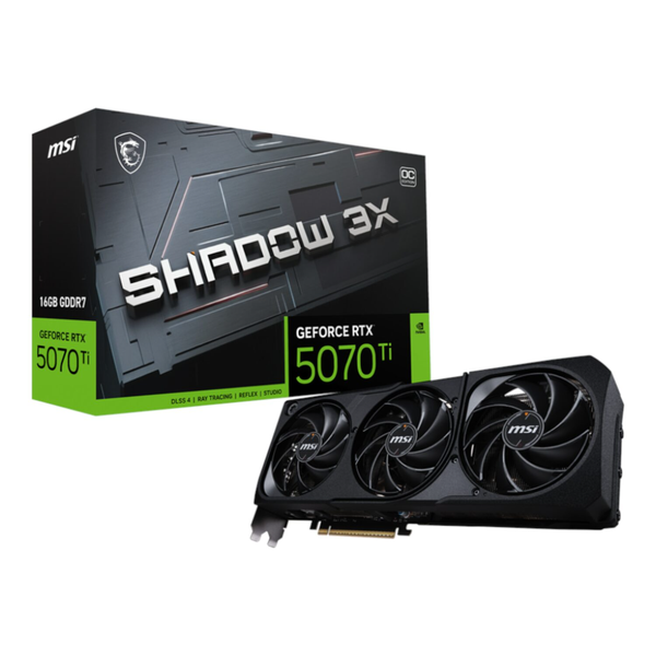 MSI GeForce RTX 5070 Ti 16GB GDDR7 SHADOW 3X OC
